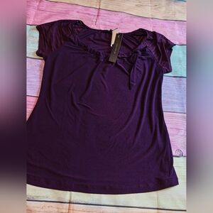 XL Atelier 29 Purple Bow Top #0544